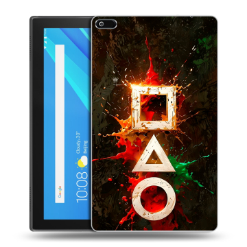 Силиконовый чехол на Lenovo Tab 4 8 с принтом Squid Game Игра кальмара Силиконовый чехол на Lenovo Tab 4 8 с принтом Squid Game Игра кальмара