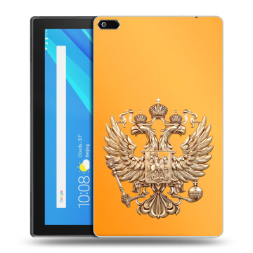 Силиконовый чехол на Lenovo Tab 4 8 с принтом Герб Флаг России