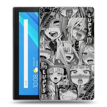 Силиконовый чехол на Lenovo Tab 4 8 с принтом Ahegao Ахегао Аниме