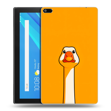 Силиконовый чехол на Lenovo Tab 4 8 с принтом Смешная утка