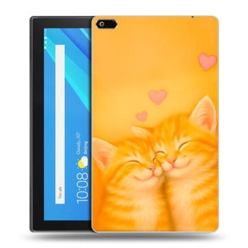 Силиконовый чехол на Lenovo Tab 4 8 с принтом Милые котята