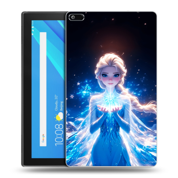 Силиконовый чехол на Lenovo Tab 4 8 с принтом Холодное сердце Frozen