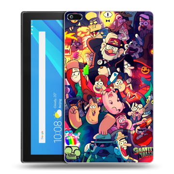 Силиконовый чехол на Lenovo Tab 4 8 с принтом Gravity Falls Гравити Фолз