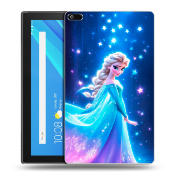 Силиконовый чехол на Lenovo Tab 4 8 с принтом Холодное сердце Frozen