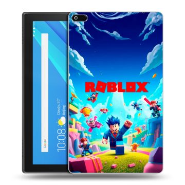 Силиконовый чехол на Lenovo Tab 4 8 с принтом Roblox Роблокс
