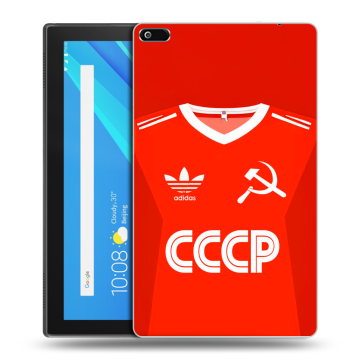 Силиконовый чехол на Lenovo Tab 4 8 с принтом Флаг Герб СССР Силиконовый чехол на Lenovo Tab 4 8 с принтом Флаг Герб СССР