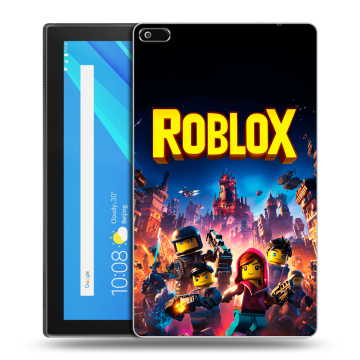 Силиконовый чехол на Lenovo Tab 4 8 с принтом Roblox Роблокс