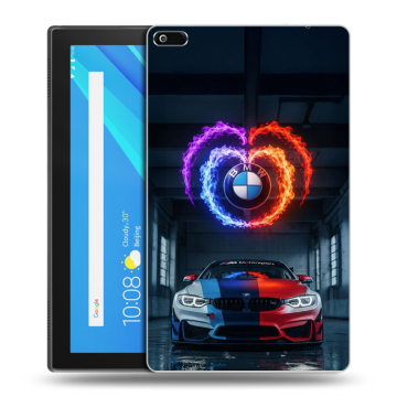 Силиконовый чехол на Lenovo Tab 4 8 с принтом BMW БМВ
