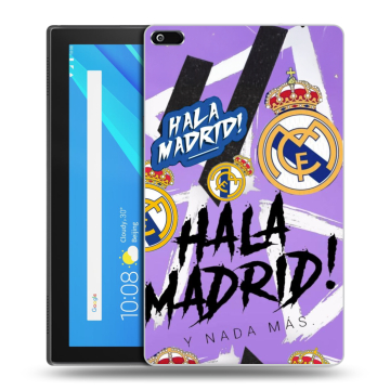Силиконовый чехол на Lenovo Tab 4 8 с принтом Real Madrid Реал Мадрид