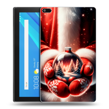 Силиконовый чехол на Lenovo Tab 4 8 с принтом Новый год Силиконовый чехол на Lenovo Tab 4 8 с принтом Новый год