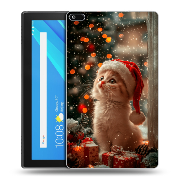 Силиконовый чехол на Lenovo Tab 4 8 с принтом Новый год Силиконовый чехол на Lenovo Tab 4 8 с принтом Новый год