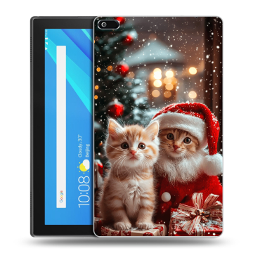 Силиконовый чехол на Lenovo Tab 4 8 с принтом Новый год Силиконовый чехол на Lenovo Tab 4 8 с принтом Новый год