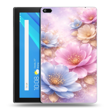 Силиконовый чехол на Lenovo Tab 4 8 с принтом женский