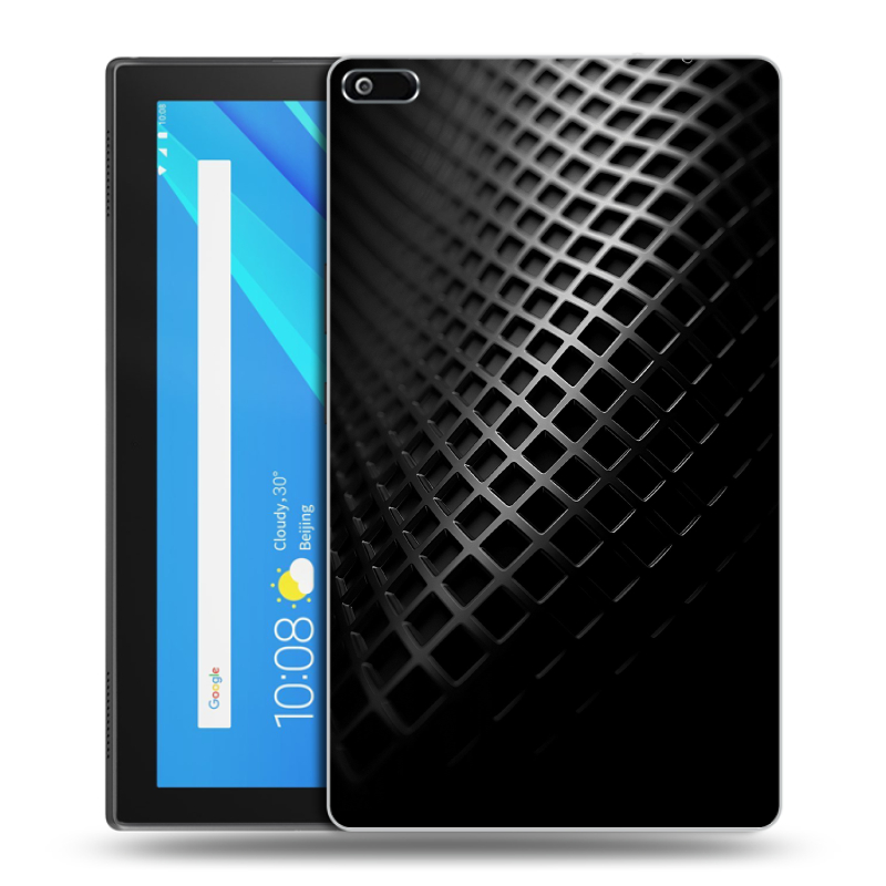 Силиконовый чехол на Lenovo Tab 4 8 с принтом Текстура металла Силиконовый чехол на Lenovo Tab 4 8 с принтом Текстура металла