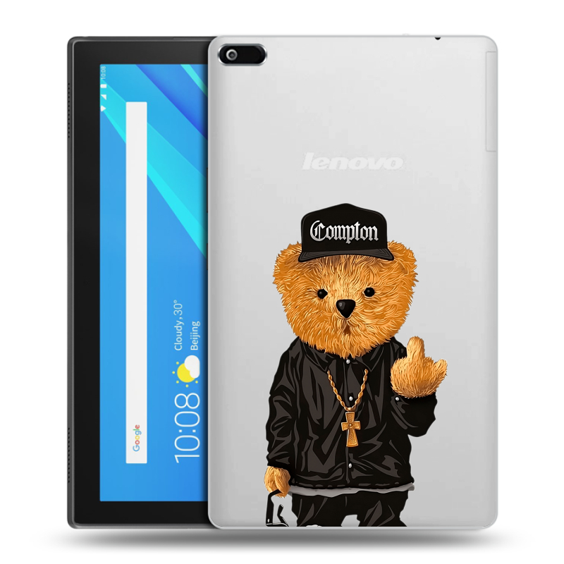 Силиконовый чехол на Lenovo Tab 4 8 с принтом Плюшевый медведь Силиконовый чехол на Lenovo Tab 4 8 с принтом Плюшевый медведь