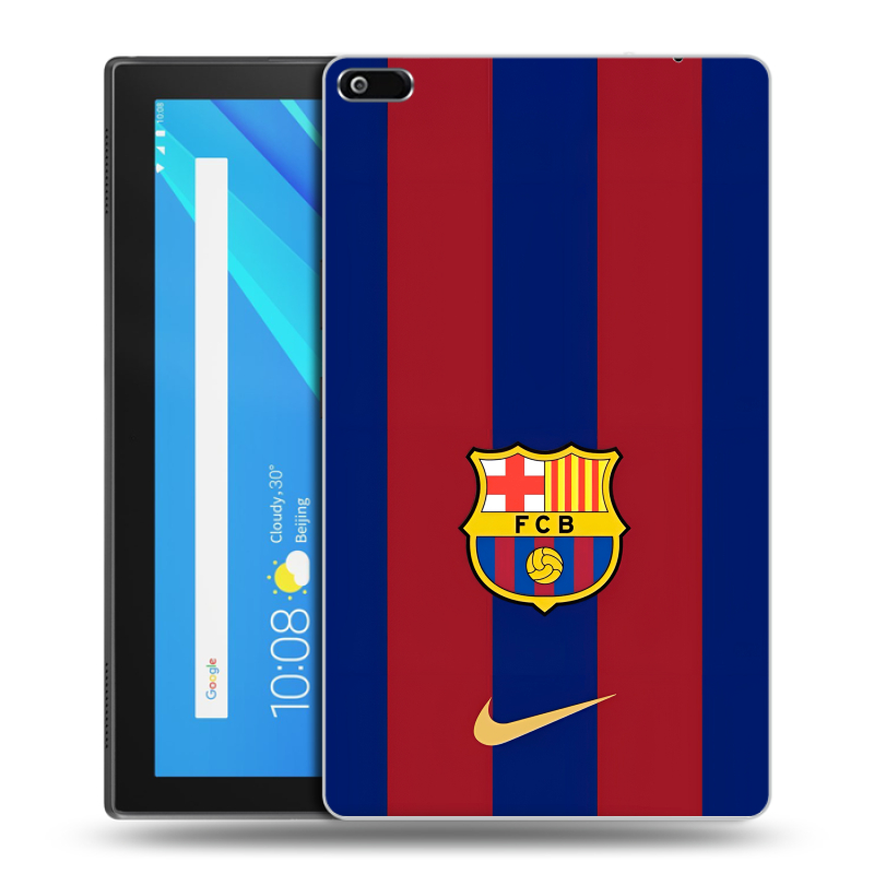 Силиконовый чехол на Lenovo Tab 4 8 с принтом Барселона Barcelona Силиконовый чехол на Lenovo Tab 4 8 с принтом Барселона Barcelona
