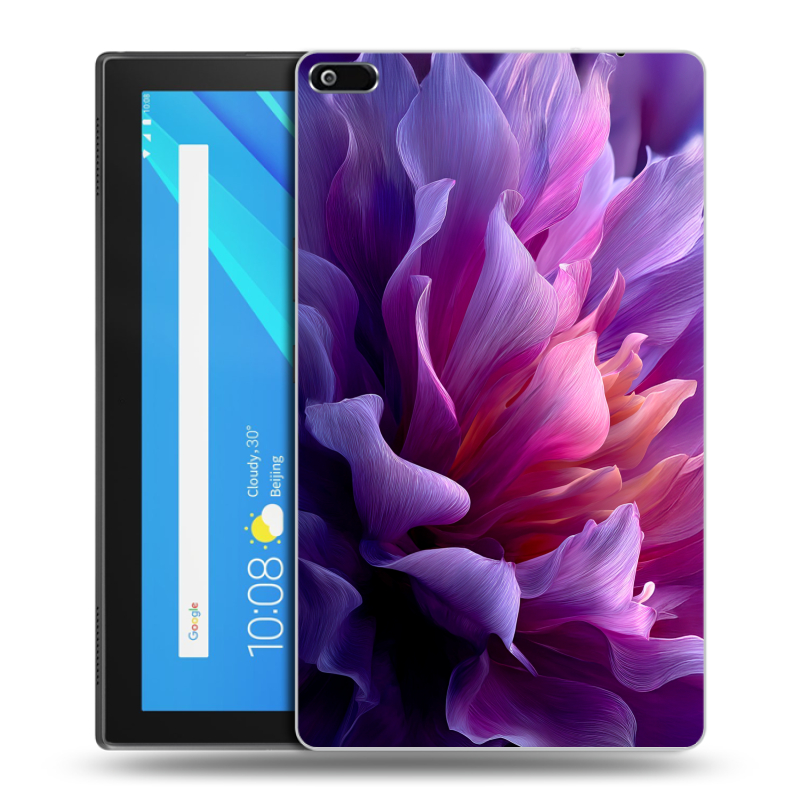 Силиконовый чехол на Lenovo Tab 4 8 с принтом женский цветы Силиконовый чехол на Lenovo Tab 4 8 с принтом женский цветы