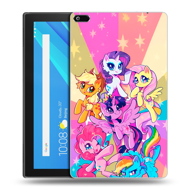 Силиконовый чехол на Lenovo Tab 4 8 с принтом My little pony Дружба чудо Силиконовый чехол на Lenovo Tab 4 8 с принтом My little pony Дружба чудо