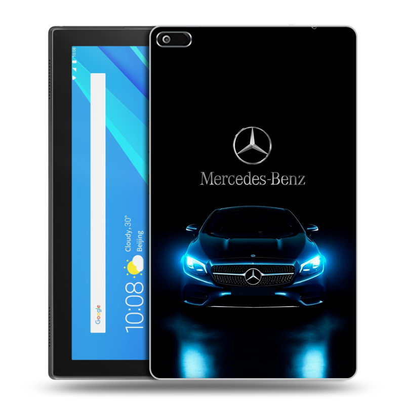 Силиконовый чехол на Lenovo Tab 4 8 с принтом Mercedes Мерседес Силиконовый чехол на Lenovo Tab 4 8 с принтом Mercedes Мерседес