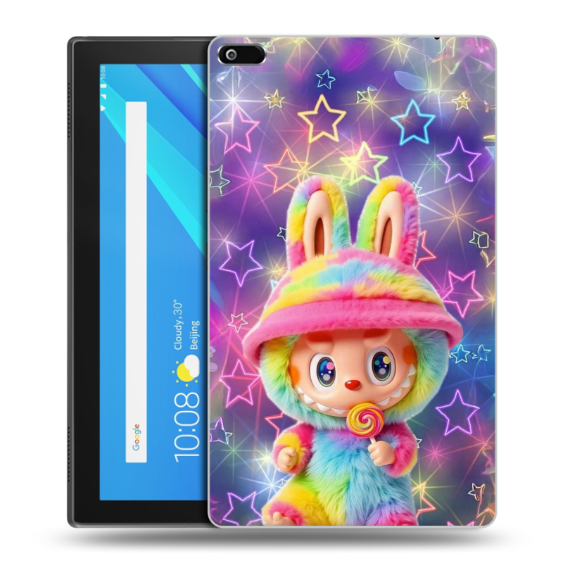 Силиконовый чехол на Lenovo Tab 4 8 с принтом Labubu Лабубу Силиконовый чехол на Lenovo Tab 4 8 с принтом Labubu Лабубу