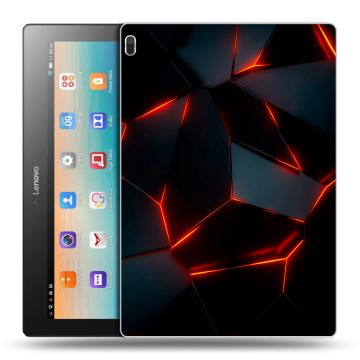 Силиконовый чехол на планшета Lenovo Tab 4 10 с принтом Яркие абстракции Силиконовый чехол на планшета Lenovo Tab 4 10 с принтом Яркие абстракции