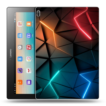 Силиконовый чехол на планшета Lenovo Tab 4 10 с принтом Абстракция неон Силиконовый чехол на планшета Lenovo Tab 4 10 с принтом Абстракция неон