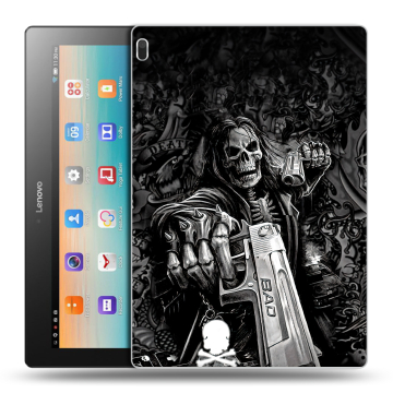 Силиконовый чехол на планшета Lenovo Tab 4 10 с принтом Скелет Силиконовый чехол на планшета Lenovo Tab 4 10 с принтом Скелет