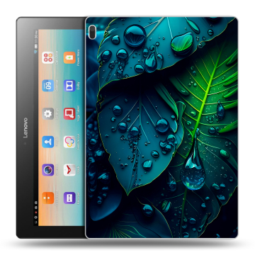 Силиконовый чехол на планшета Lenovo Tab 4 10 с принтом Листья Силиконовый чехол на планшета Lenovo Tab 4 10 с принтом Листья