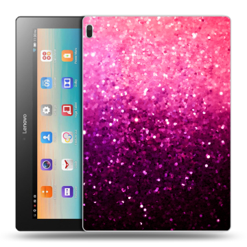 Силиконовый чехол на Lenovo Tab 4 10 с принтом Блестки