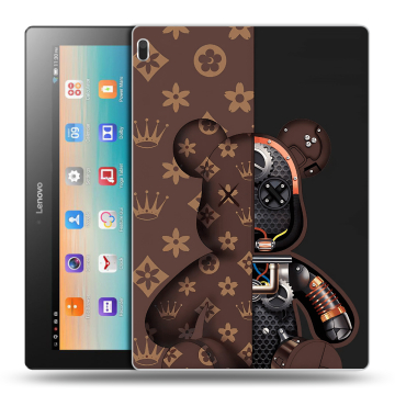 Силиконовый чехол на Lenovo Tab 4 10 с принтом Луи робот