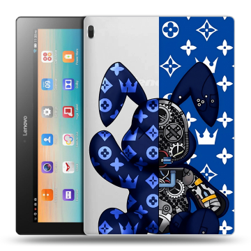 Силиконовый чехол на Lenovo Tab 4 10 с принтом Луи робот