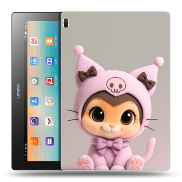 Силиконовый чехол на Lenovo Tab 4 10 с принтом Куроми Kuromi 