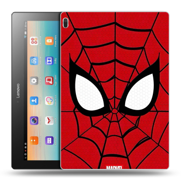 Силиконовый чехол на Lenovo Tab 4 10 с принтом человек паук spiderman