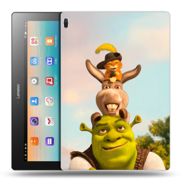 Силиконовый чехол на Lenovo Tab 4 10 с принтом Шрек Shrek