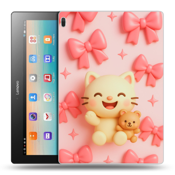 Силиконовый чехол на Lenovo Tab 4 10 с принтом для девочек