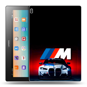 Силиконовый чехол на Lenovo Tab 4 10 с принтом БМВ BMW