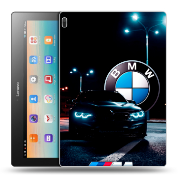 Силиконовый чехол на Lenovo Tab 4 10 с принтом БМВ BMW