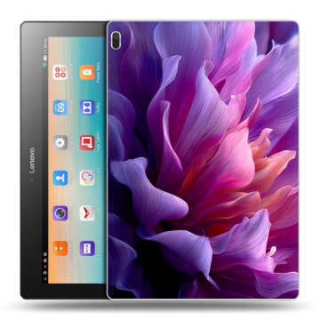 Силиконовый чехол на Lenovo Tab 4 10 с принтом женский цветы