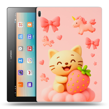 Силиконовый чехол на Lenovo Tab 4 10 с принтом для девочек