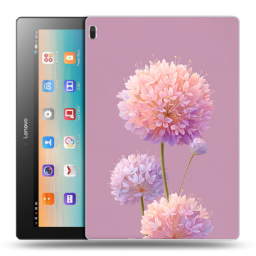 Силиконовый чехол на Lenovo Tab 4 10 с принтом Цветы