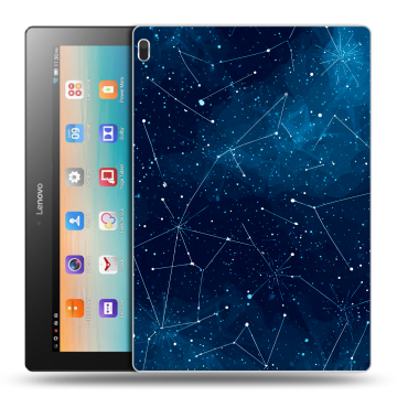 Силиконовый чехол на Lenovo Tab 4 10 с принтом Космос звезды