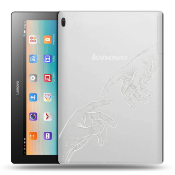 Силиконовый чехол на Lenovo Tab 4 10 с принтом Сотворение мира