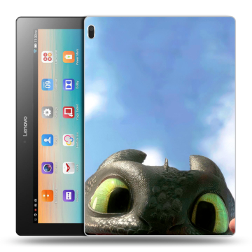 Силиконовый чехол на Lenovo Tab 4 10 с принтом Как приручить дракона