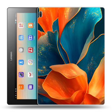 Силиконовый чехол на Lenovo Tab 4 10 с принтом Цветы