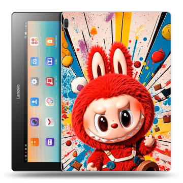 Силиконовый чехол на Lenovo Tab 4 10 с принтом Labubu Лабубу