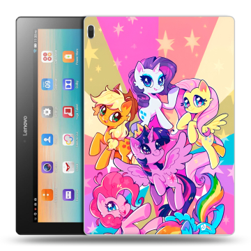 Силиконовый чехол на Lenovo Tab 4 10 с принтом My little pony Дружба чудо