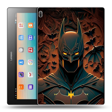 Силиконовый чехол на Lenovo Tab 4 10 с принтом Batman Бэтмен
