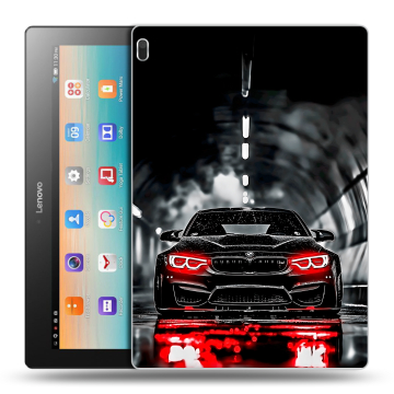 Силиконовый чехол на Lenovo Tab 4 10 с принтом BMW БМВ