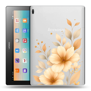 Силиконовый чехол на Lenovo Tab 4 10 с принтом для девушки