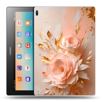 Силиконовый чехол на Lenovo Tab 4 10 с принтом женский